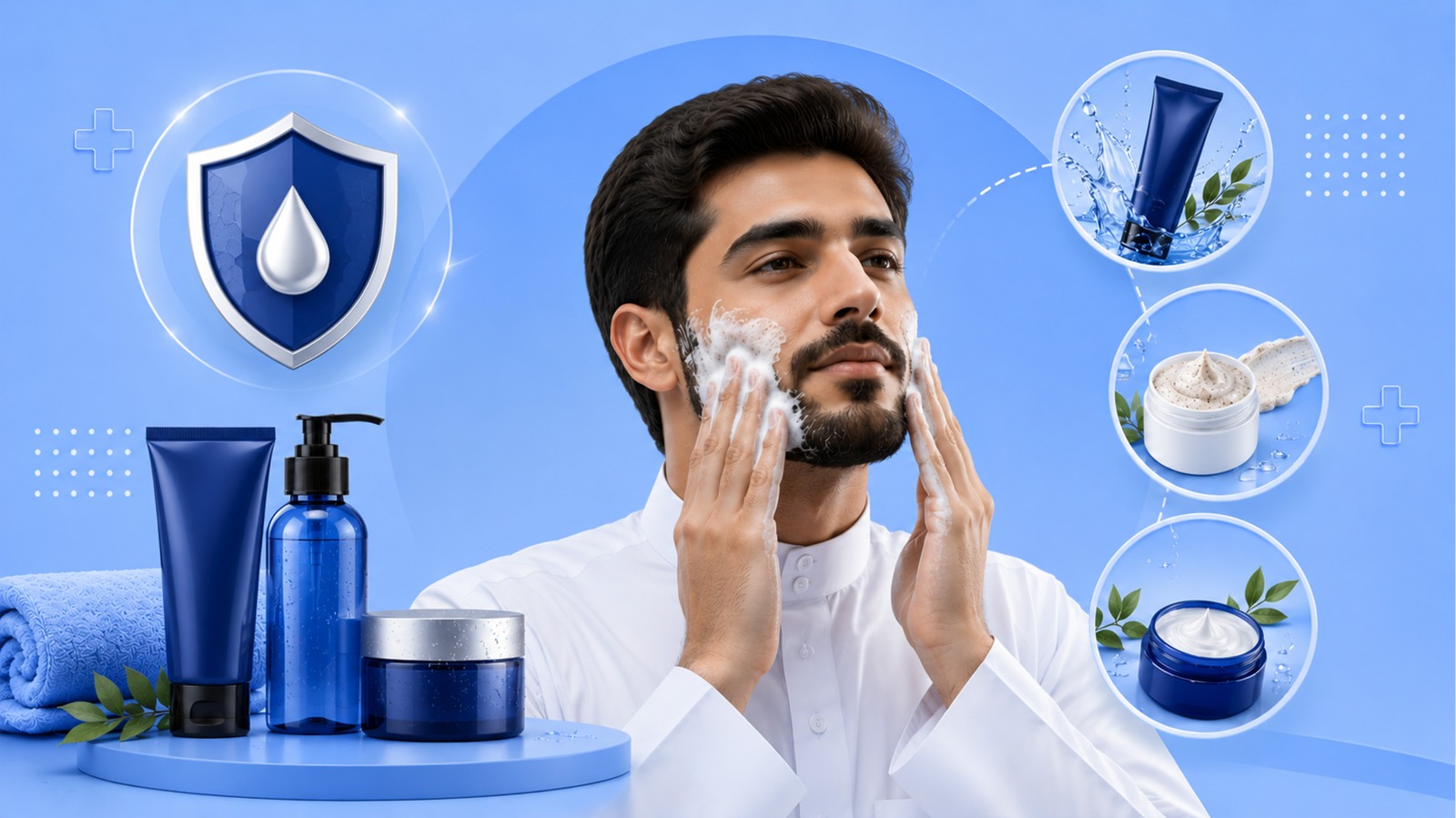 تنظيف البشرة للرجال